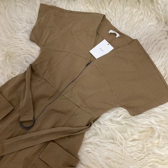 A.L.C. V-Neck Mini Dress - Picture 4 of 12